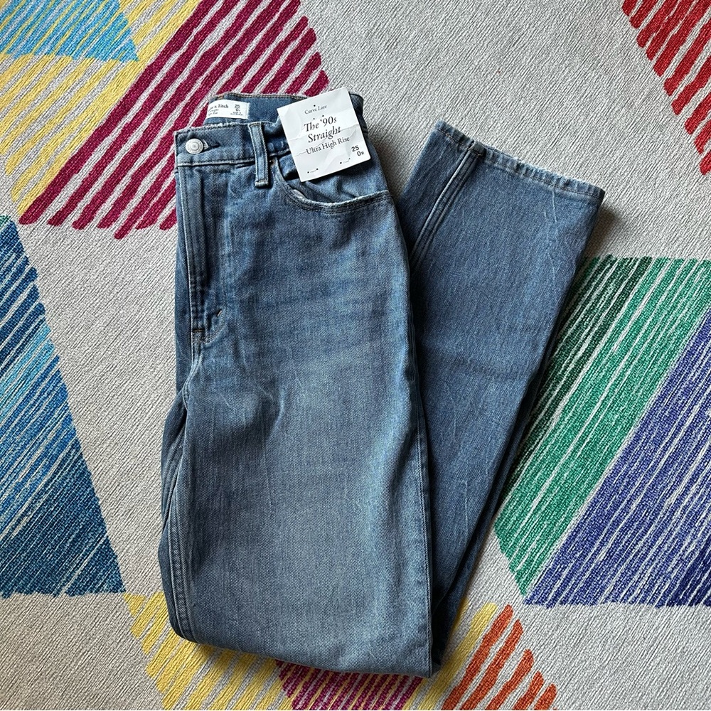 NWT AF Curve Love 90s Straight Ultra High Rise